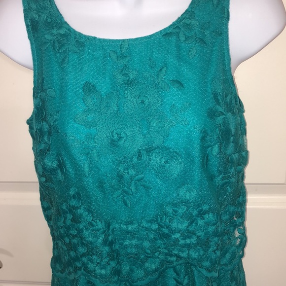 Kensie Lace Jade Green Dress size Small - Picture 4 of 7